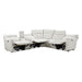 Salida 6-Piece Modular Power Reclining Sectional with Power Headrests in White - 9444HMP*6SCPWH - FAMSA Furniture (TX)