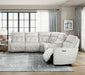 Salida 6-Piece Modular Power Reclining Sectional with Power Headrests in White - 9444HMP*6SCPWH - FAMSA Furniture (TX)