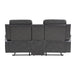 Broomfield Double Reclining Loveseat with Center Console in Gray - 9456DG-2 - FAMSA Furniture (TX)