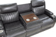 Broomfield Double Reclining Sofa with Drop-Down Cup Holder in Gray - 9456DG-3 - FAMSA Furniture (TX)