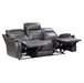 Broomfield Double Reclining Sofa with Drop-Down Cup Holder in Gray - 9456DG-3 - FAMSA Furniture (TX)