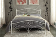 Pallina Full Platform Bed in White - 2021FW-1 - FAMSA Furniture (TX)