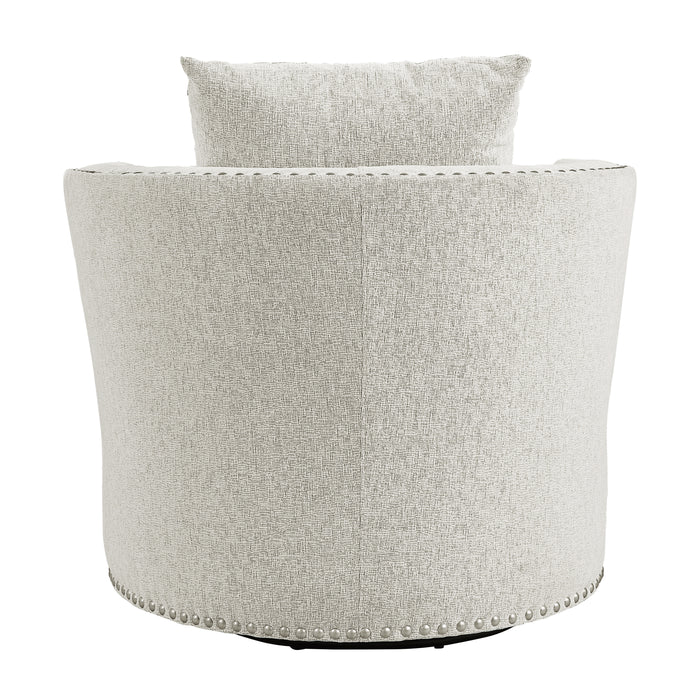 Morelia Swivel Chair in Beige - 9468BE-1 - FAMSA Furniture (TX)