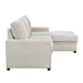 Morelia 2-Piece Sectional with Pull-out Bed and Right Chaise with Hidden Storage in Beige - 9468BE*2RC2L - FAMSA Furniture (TX)