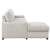 Morelia 2-Piece Sectional with Pull-out Bed and Left Chaise with Hidden Storage in Beige - 9468BE*2LC2R - FAMSA Furniture (TX)