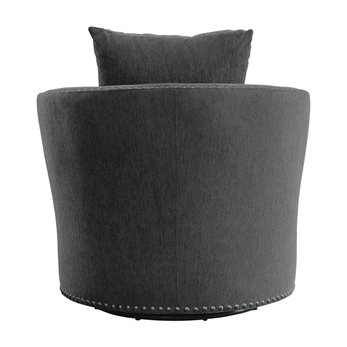 Morelia Swivel Chair in Gray - 9468CC-1 - FAMSA Furniture (TX)
