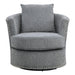 Morelia Swivel Chair in Gray - 9468DG-1 - FAMSA Furniture (TX)