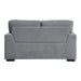 Morelia Loveseat in Gray - 9468DG-2 - FAMSA Furniture (TX)