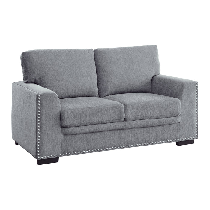 Morelia Loveseat in Gray - 9468DG-2 - FAMSA Furniture (TX)