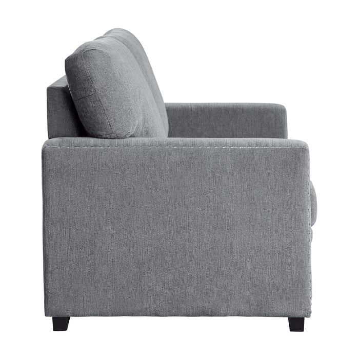 Morelia Loveseat in Gray - 9468DG-2 - FAMSA Furniture (TX)