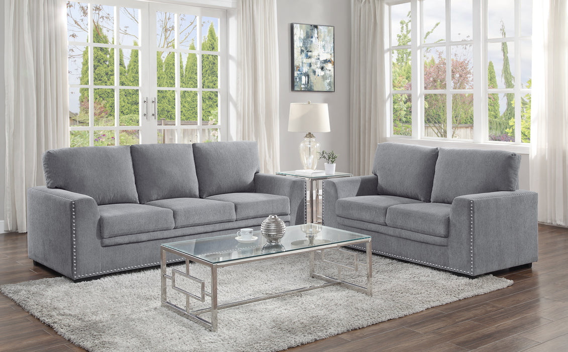 Morelia Sofa in Gray - 9468DG-3 - FAMSA Furniture (TX)
