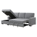 Morelia 2-Piece Sectional with Pull-out Bed and Left Chaise with Hidden Storage in Gray - 9468DG*2LC2R - FAMSA Furniture (TX)