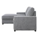 Morelia 2-Piece Sectional with Pull-out Bed and Left Chaise with Hidden Storage in Gray - 9468DG*2LC2R - FAMSA Furniture (TX)