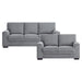 Morelia 2pc Set: Sofa, Love in Gray - 9468DG*2 - FAMSA Furniture (TX)