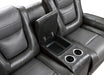 Briscoe Double Glider Reclining Loveseat with Center Console in Gray - 9470GY-2 - FAMSA Furniture (TX)