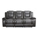 Briscoe 2pc Set: Sofa, Love in Gray - 9470GY*2 - FAMSA Furniture (TX)