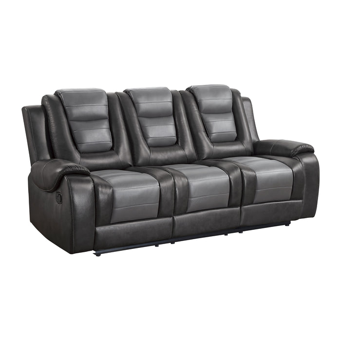 Briscoe 2pc Set: Sofa, Love in Gray - 9470GY*2 - FAMSA Furniture (TX)
