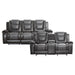 Briscoe 2pc Set: Sofa, Love in Gray - 9470GY*2 - FAMSA Furniture (TX)