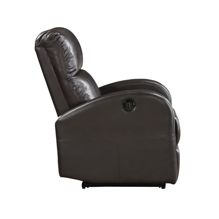 Wiley Power Reclining Chair in Brown - 9478BRW-1PW - FAMSA Furniture (TX)