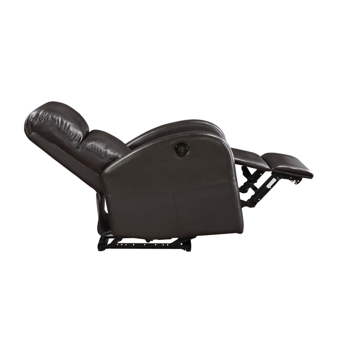 Wiley Power Reclining Chair in Brown - 9478BRW-1PW - FAMSA Furniture (TX)