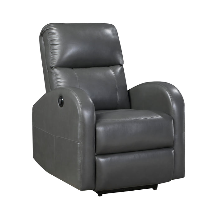 Wiley Power Reclining Chair in Gray - 9478GRY-1PW - FAMSA Furniture (TX)