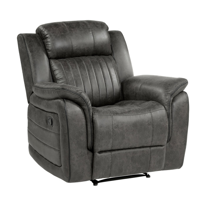 Centeroak Reclining Chair in Gray/Brown - 9479BRG-1 - FAMSA Furniture (TX)