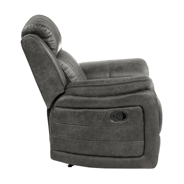 Centeroak Reclining Chair in Gray/Brown - 9479BRG-1 - FAMSA Furniture (TX)