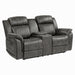 9479BRG-2 DOUBLE RECLINING LOVE SEAT WITH CENTER CONSOLE image