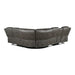 Centeroak 3-Piece Reclining Sectional with Left Console in Gray/Brown - 9479BRG*SC - FAMSA Furniture (TX)