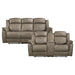 Centeroak 2pc Set: Sofa, Love in Brown - 9479SDB*2 - FAMSA Furniture (TX)