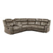 Centeroak 3-Piece Reclining Sectional with Left Console in Brown - 9479SDB*SC - FAMSA Furniture (TX)