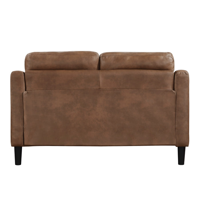 Mallory Loveseat in Brown - 9489BRW-2 - FAMSA Furniture (TX)