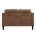 Mallory Loveseat in Brown - 9489BRW-2 - FAMSA Furniture (TX)