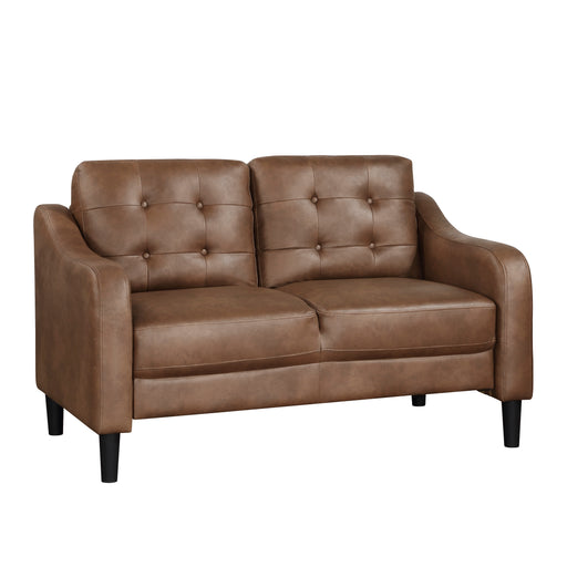 Mallory Loveseat in Brown - 9489BRW-2 - FAMSA Furniture (TX)
