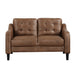 Mallory Loveseat in Brown - 9489BRW-2 - FAMSA Furniture (TX)