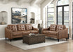 Mallory Sofa in Brown - 9489BRW-3 - FAMSA Furniture (TX)