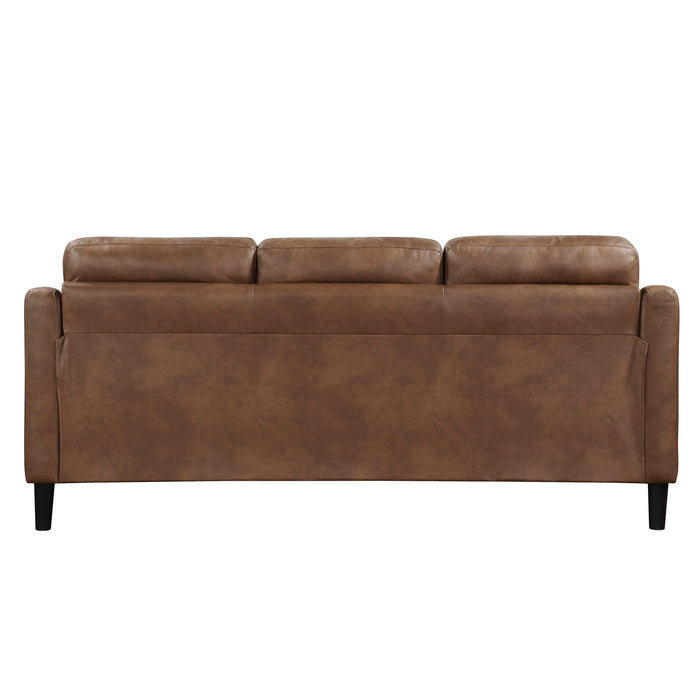 Mallory 2pc Set: Sofa, Love in Brown - 9489BRW*2 - FAMSA Furniture (TX)