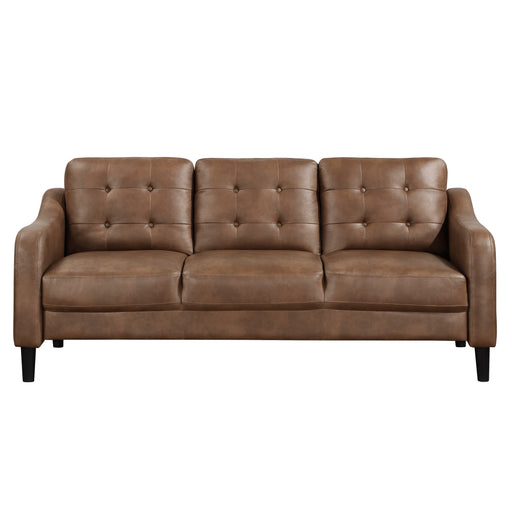 Mallory 2pc Set: Sofa, Love in Brown - 9489BRW*2 - FAMSA Furniture (TX)