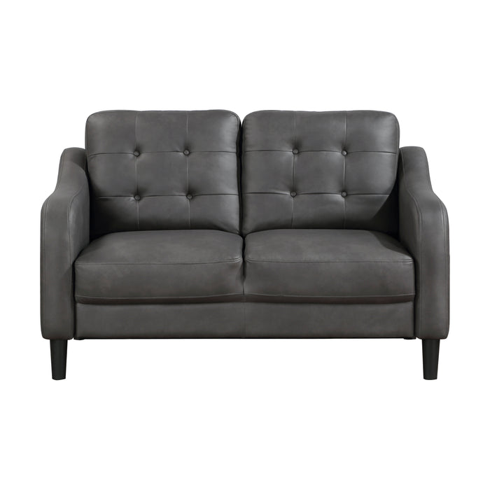 Mallory 2pc Set: Sofa, Love in Gray - 9489GRY*2 - FAMSA Furniture (TX)
