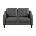 Mallory 2pc Set: Sofa, Love in Gray - 9489GRY*2 - FAMSA Furniture (TX)
