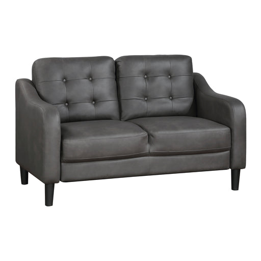Mallory Loveseat in Gray - 9489GRY-2 - FAMSA Furniture (TX)