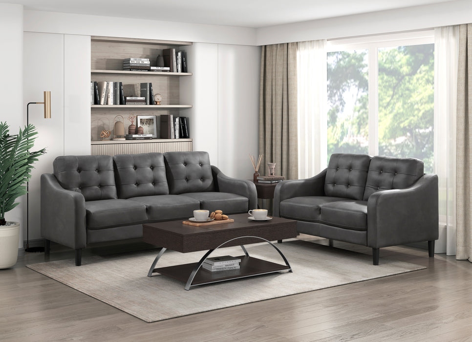 Mallory Sofa in Gray - 9489GRY-3 - FAMSA Furniture (TX)