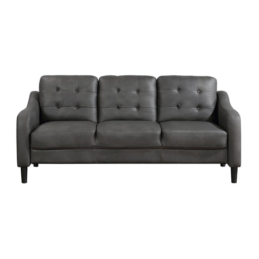 Mallory 2pc Set: Sofa, Love in Gray - 9489GRY*2 - FAMSA Furniture (TX)