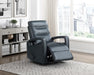 Camden Swivel Glider Reclining Chair in Blue - 9500NV-1 - FAMSA Furniture (TX)