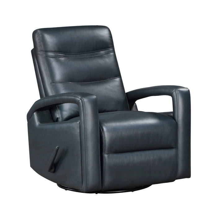 Camden Swivel Glider Reclining Chair in Blue - 9500NV-1 - FAMSA Furniture (TX)