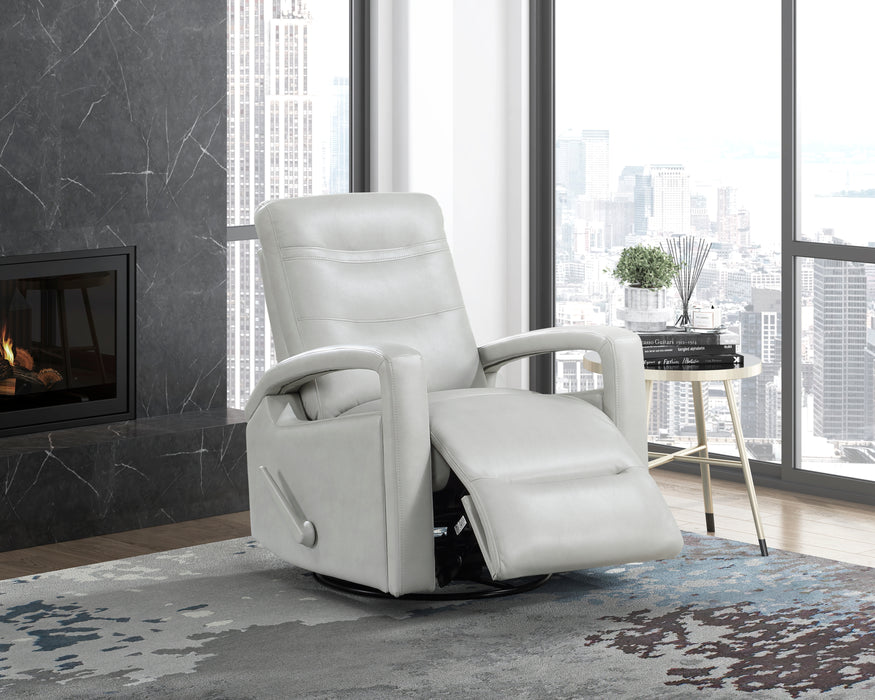 Camden Swivel Glider Reclining Chair in Gray - 9500SM-1 - FAMSA Furniture (TX)