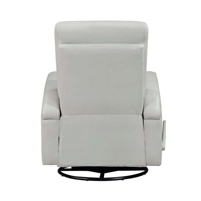 Camden Swivel Glider Reclining Chair in Gray - 9500SM-1 - FAMSA Furniture (TX)