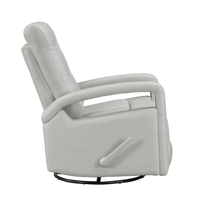 Camden Swivel Glider Reclining Chair in Gray - 9500SM-1 - FAMSA Furniture (TX)