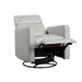 Olathe Swivel Glider Reclining Chair in Gray - 9504SM-1 - FAMSA Furniture (TX)
