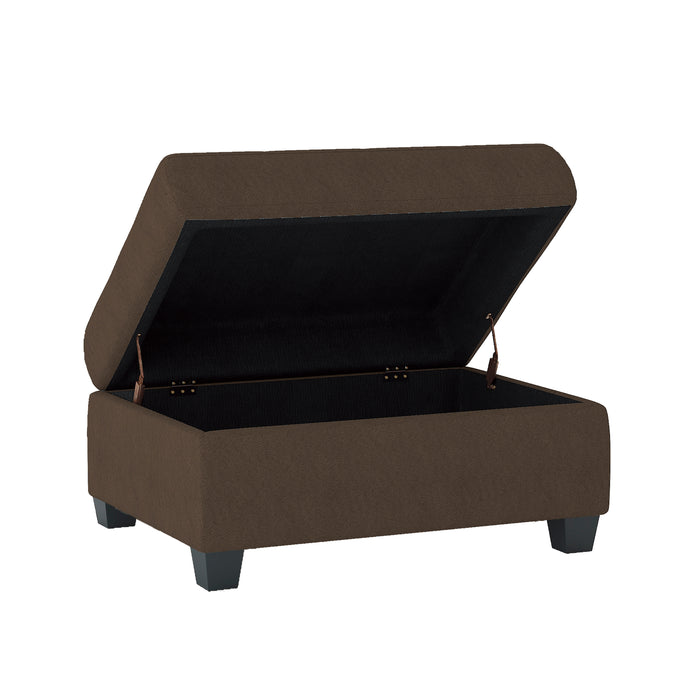 Maston Storage Ottoman in Brown - 9507CHC-4 - FAMSA Furniture (TX)